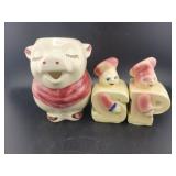 SHAWNEE POTTERY PIG CREAMER AND SHAWNEE