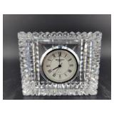 WATERFORD CRYSTAL SHELF CLOCK
