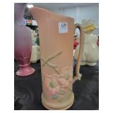 WELLER POTTERY 12" DOGWOOD VASE/EWER