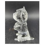 WATERFORD CRTYSTAL DOG FIGURINE