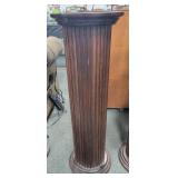 WOOD PLANT STAND - 12" DIAMETER X 36" HIGH