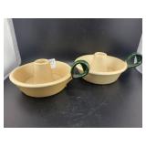 PAIR OF POPPY TRAIL  CANDLE STICKS BY METLOX