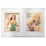 (2) TRUE STORY MAGAZINE COVERS - UNFRAMED