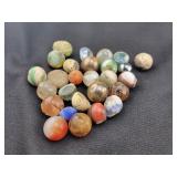 BAG OF BROKEN MISFIT MARBLES