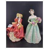 (2) ROYAL DOULTON FIGURINES: HAPPY BIRTHDAY