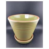 FLOWER POT W/UNDER TRAY - MADE IN PORTUGAL