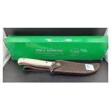 HEN & ROOSTER HR4903PS KNIFE W/LEATHER SHEATH -