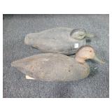 2 DUCK DECOYS
