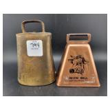 2 LIVESTOCK BELLS