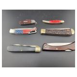 6 ASSORTED POCKET KNIVES