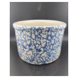 7" ROSEVILLE OHIO SPONGEWARE CHEESE CROCK