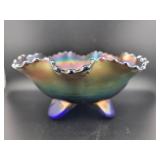 NORTHWOOD GRAPE & CABLE 8" FOOTED BOWL
