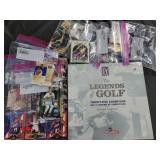 THE LEGENDS OF GOLF COFFEE TABLE BOOK AND ASSORTED
