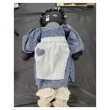 BLACK AMERICANA DOLL BABY - CLOTH - 30"