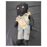 BLACK AMERICANA "DIXIE BEAU" HAND MADE DOLL -