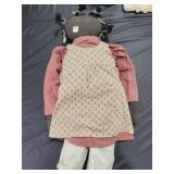 BLACK AMERICANA DOLL BABY - CLOTH - 32"