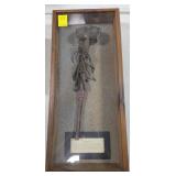 NATIVE AMERICAN "HORN DANCE RATTLE" IN DISPLAY