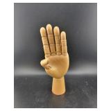 POSEABLE HAND WITH JOINTED KNUCKLES - 6"