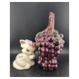 SUGARPUSS SUGAR SHAKER AND GRAPE DECANTER