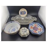ASSORTED CERAMIC AND GLASS DISHWARE