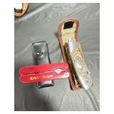 (2) MULIT-TOOL KNIVES WITH SHEATHS