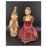 COMPOSITE FIGURINE AND COMPOSITE SNOWMAN