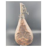 LEATHER BALL BAG - SPLIT AT THE SEAM