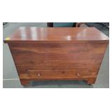 CEDAR CHEST W/STORAGE DRAWER - DOVETAIL