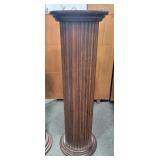 WOOD PLANT STAND - 12" DIAMETER X 36" HIGH