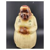 BLACK AMERICANA CERAMIC WALL HANGING STRING HOLDER