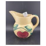 WATT POTTERY 6" "APPLE" PITCHER W/CHIP