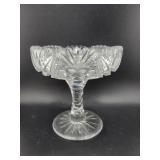 5" CRYSTAL COMPOTE