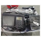 VCR, 5 DISC CD CHANGER, SPACE HEATER, CLOCK