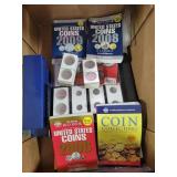 COIN COLLECTING SUPPLIES: BOOKS, FLIPS, ETC.
