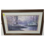 STREAM THROUGH THE WOODS BY ROBERT TINO - SIGNED