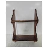 2 SHELF WOODEN WALL SHELF