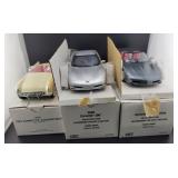 5 CORVETTE MODEL CARS, 4 REVELL IN ORIGINAL BOXES