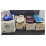 4 CORVETTE MODEL CARS, 1991, 1970 AND 1995 ERTL AN