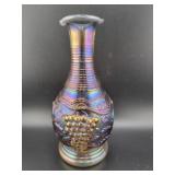 IMPERIAL CARNIVAL SMOKEY IRIDESCENT 6" VASE