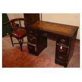 DESK AND SIDE CHAIR