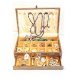 JEWELRY BOX WITH NICE JEWELRY VARIETY