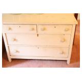 PAINTED 4-DRAWER DRESSER