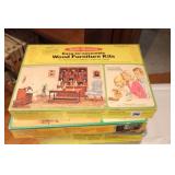 (6) REAL LIFE MINIATURES FURNITURE KITS
