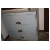 METAL LATERAL FILE CABINET