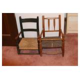 (2) DOLL CHAIRS