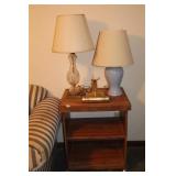 LAMPS & ROLLING CART