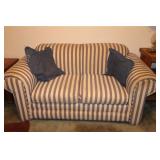 STRIPED LOVE SEAT