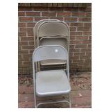 (4) FOLDING CHAIRS