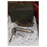 GREASE GUN, PHONE, AMMO BOX