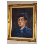 OIL ON CANVAS PORTRAIT